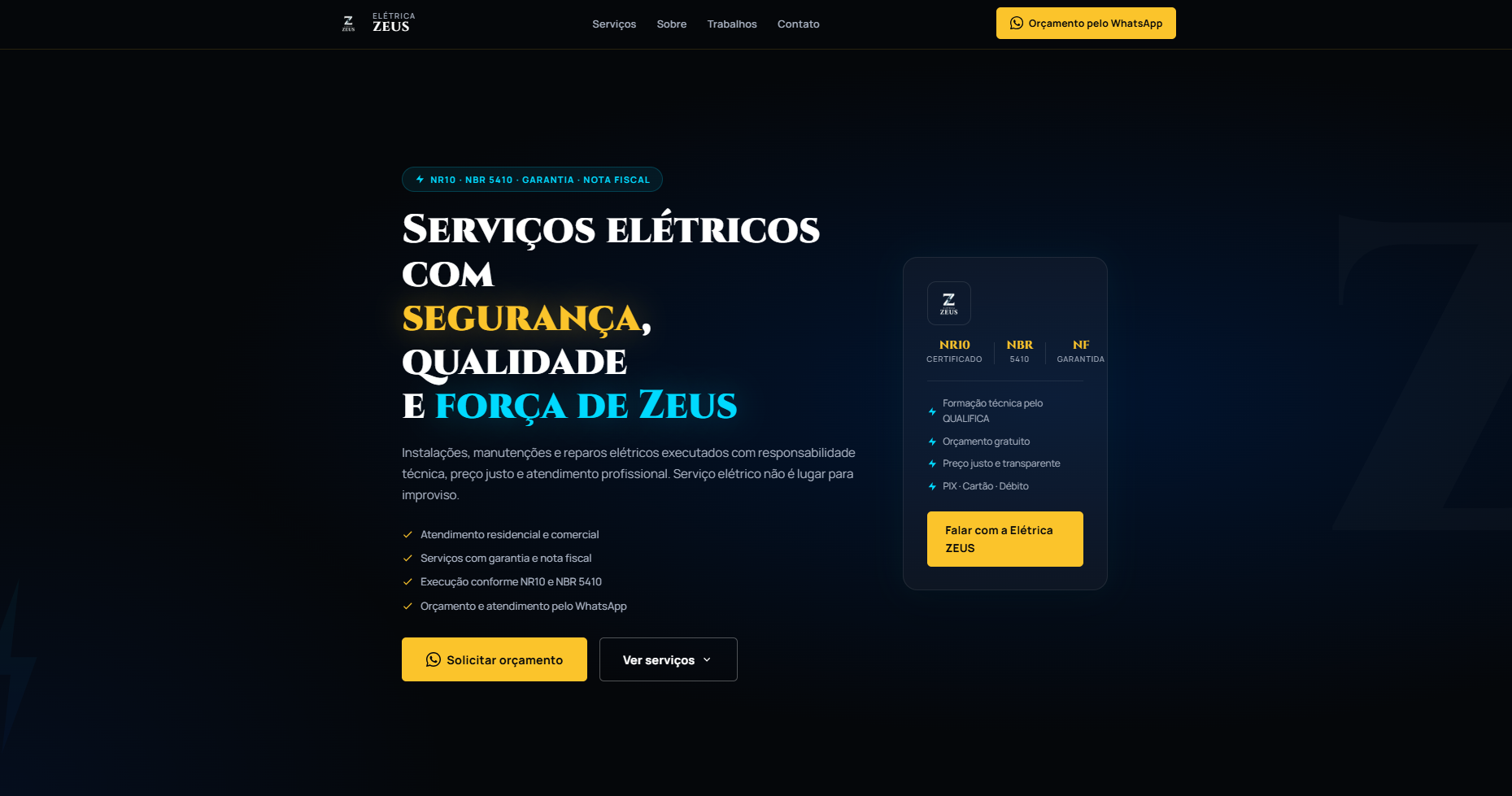 Mockup de site desenvolvido pela Paschoal Colombini